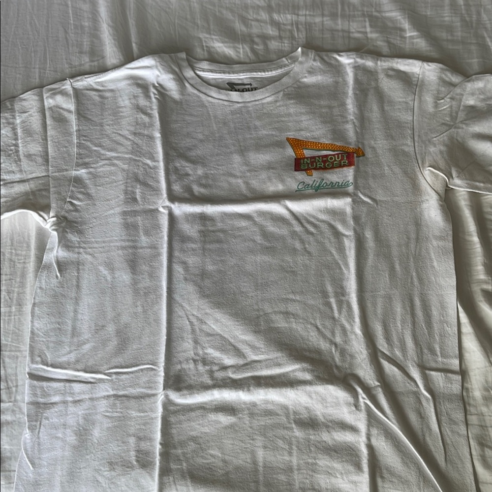 White Short Sleeve Crew Neck Tee